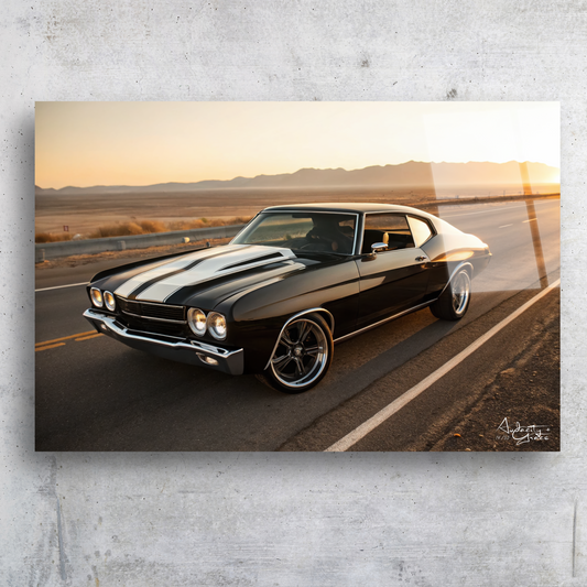 1970 Chevelle-Inspired Wall Art – Photorealistic Acrylic Glass Print
