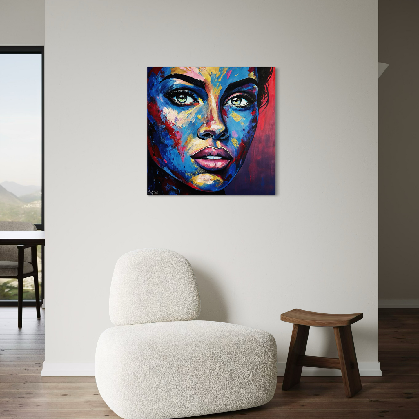Abstract Portrait - Acrylic Glass Art